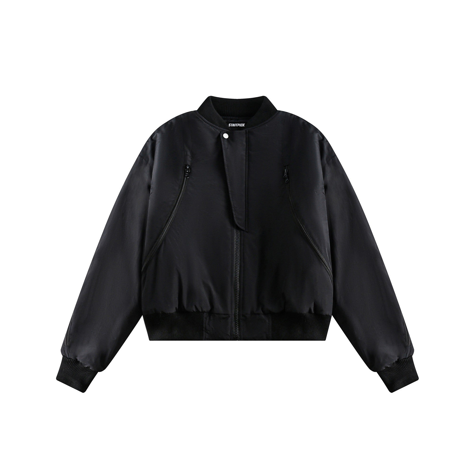 Minimalist Utility Bomber Jacket