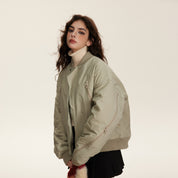 Minimalist Utility Bomber Jacket