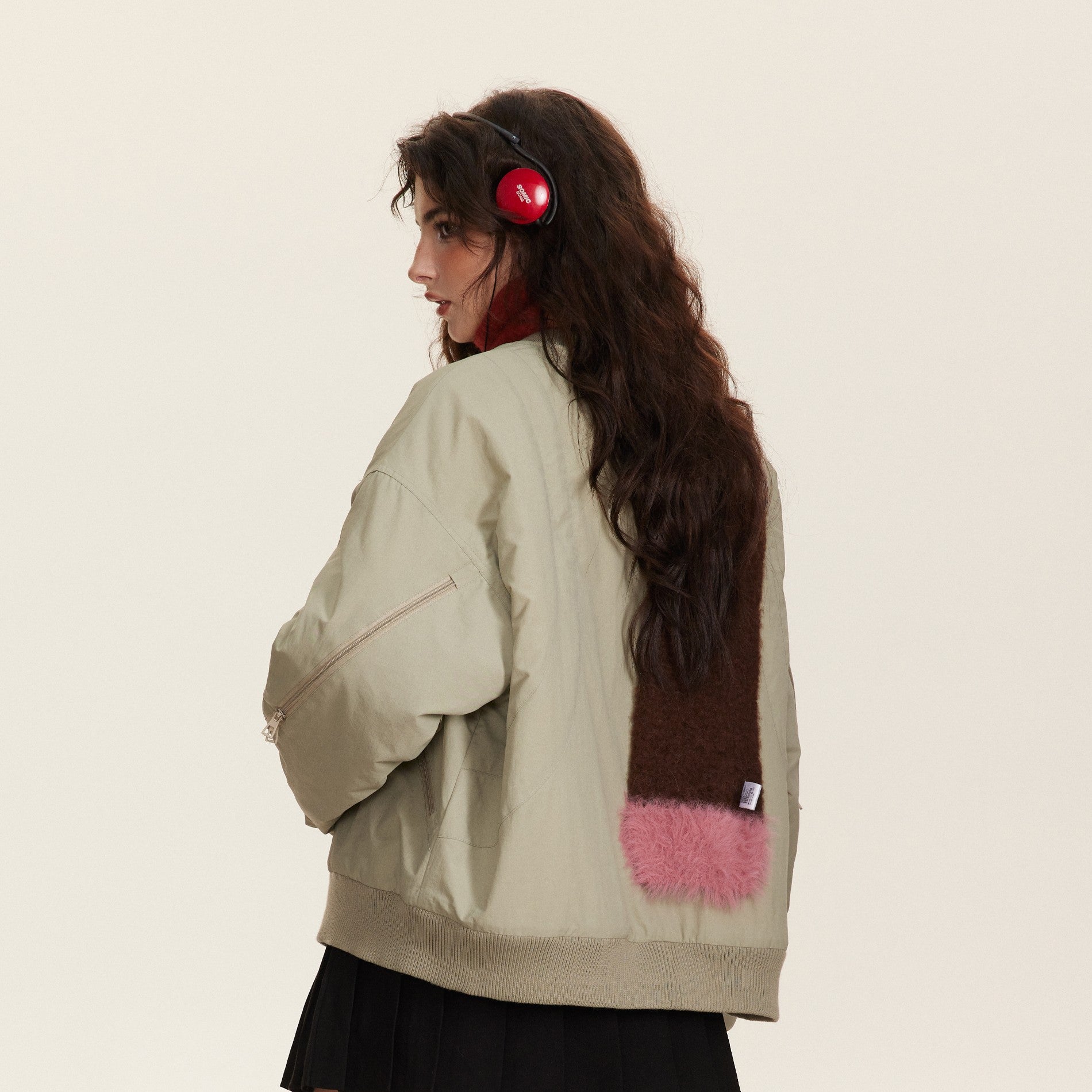 Minimalist Utility Bomber Jacket