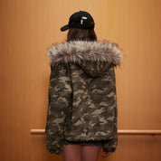 Arctic Camo Fur Parka